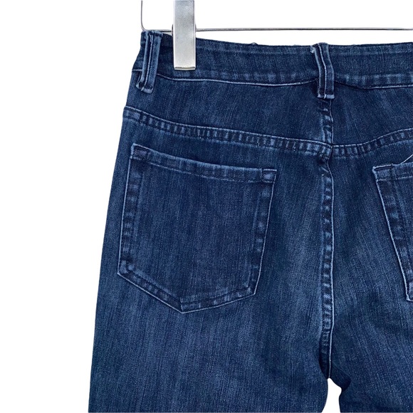 Soft Surroundings Women’s Ankled Zipper Dark Blue Jeans, Size Petite Extra Small - Picture 9 of 13